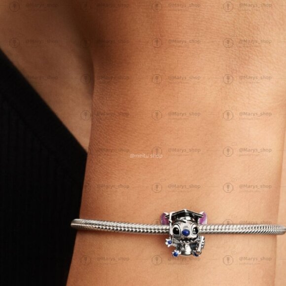 Pandora Disney Stitch Graduation Charm|Pendant - Picture 2 of 2